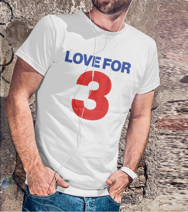 Sabres Love For 3 T-Shirt