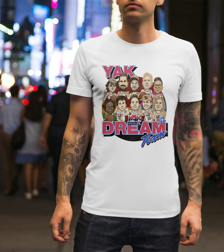 Yak Dream Team Basketball Van Fan T-Shirt