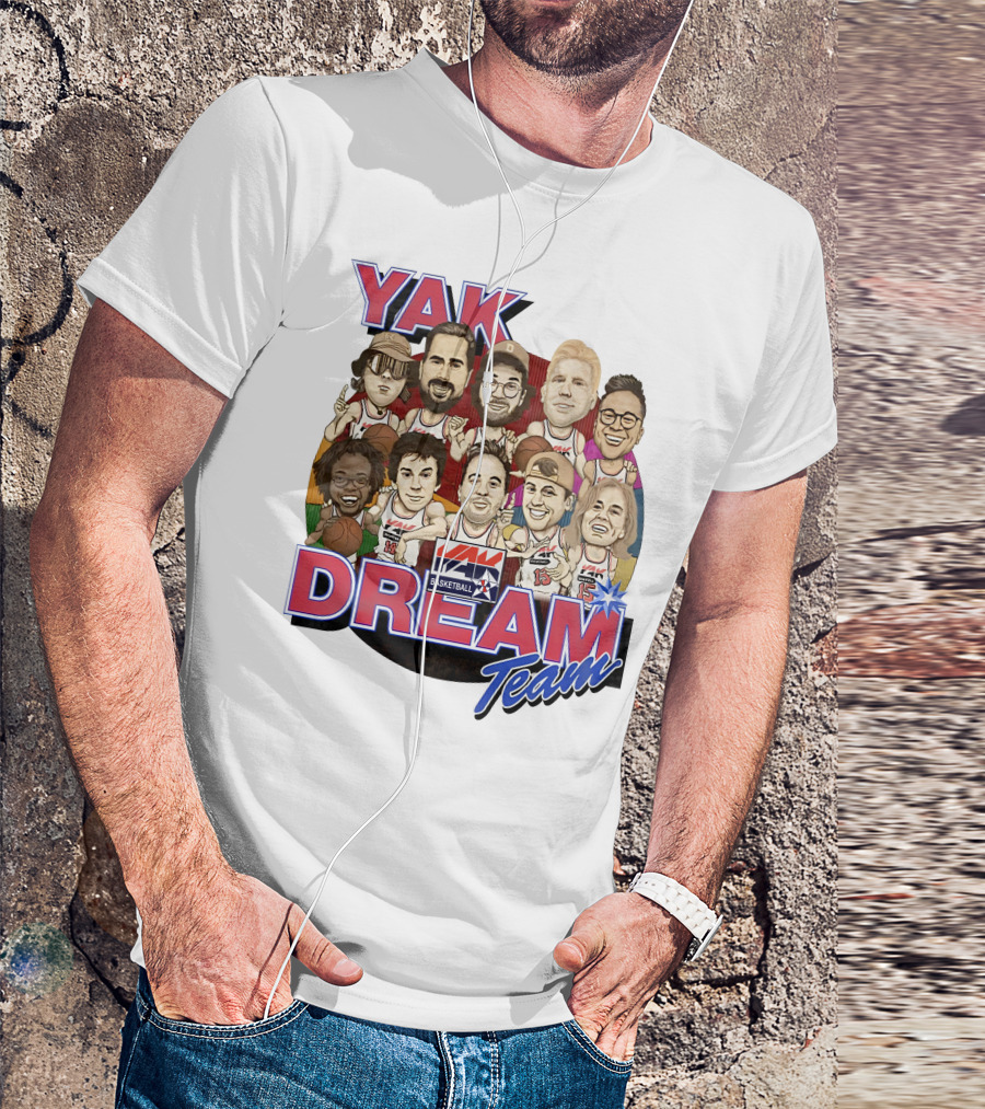 Yak Dream Team Basketball Van Fan T-Shirt