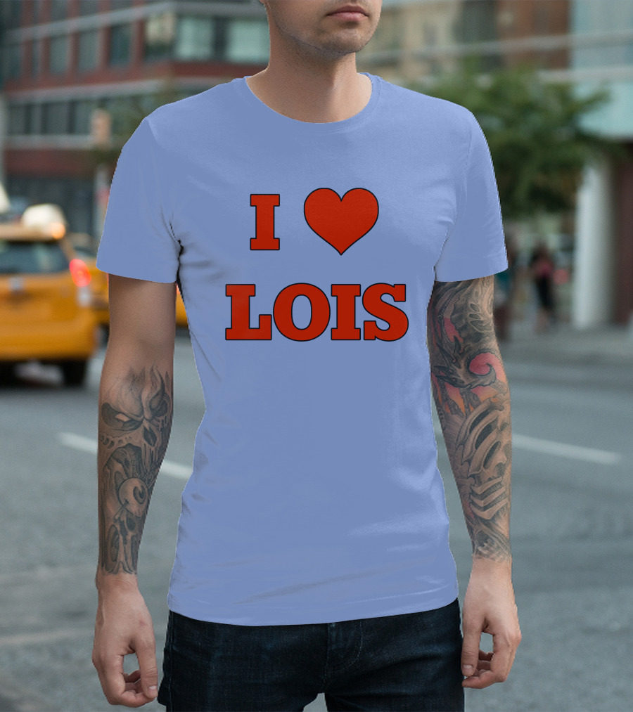 Peter Griffin I Love Lois Heart T-Shirt