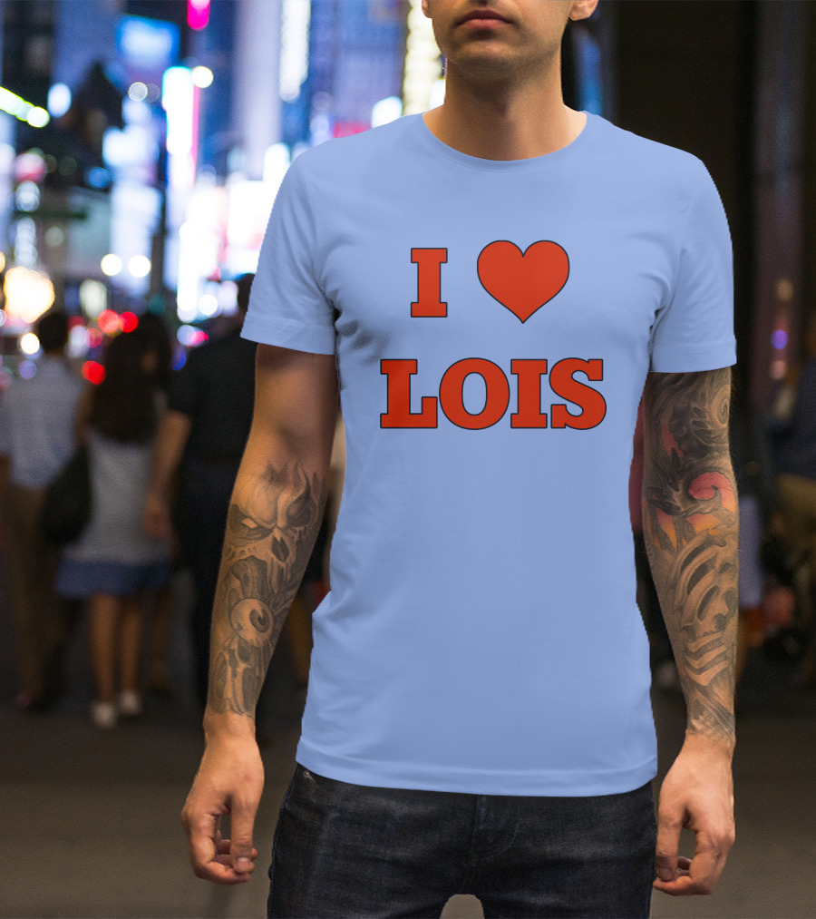 Peter Griffin I Love Lois Heart T-Shirt