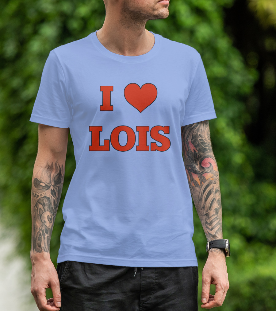 Peter Griffin I Love Lois Heart T-Shirt