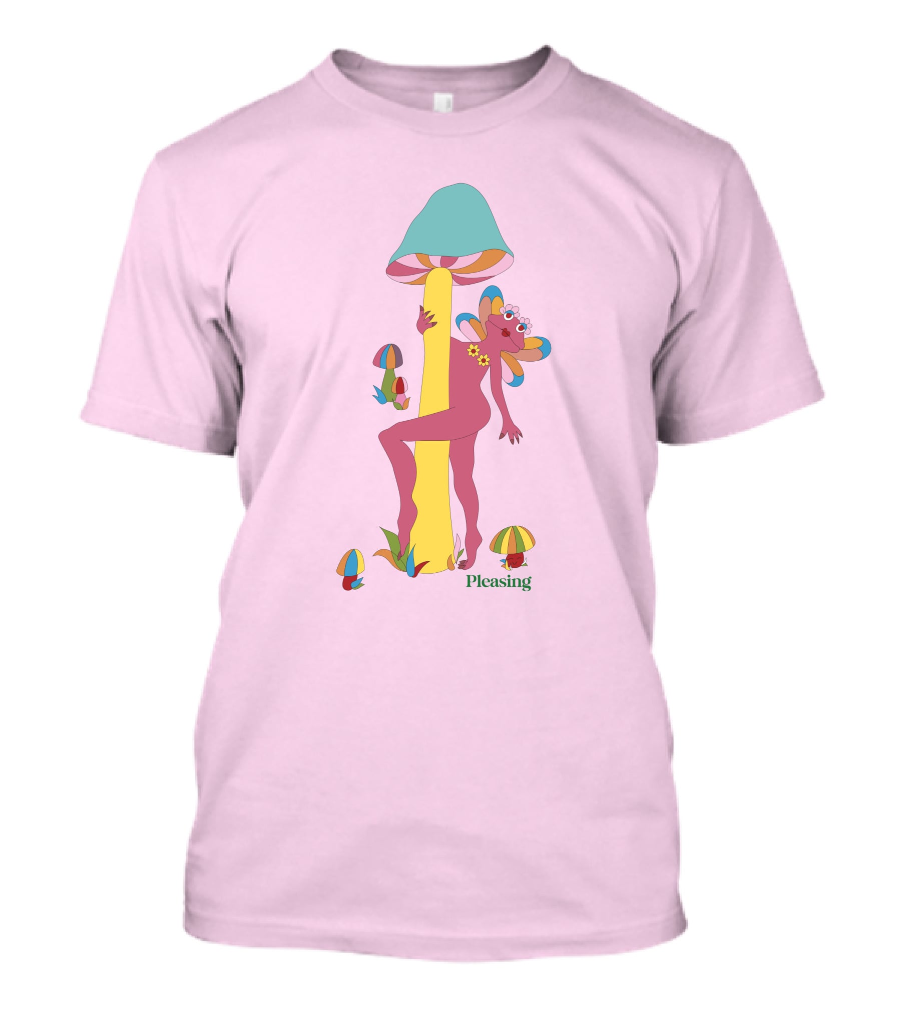 Pleasing Shroom Bloom Fairy With Mushrooms T-Shirt