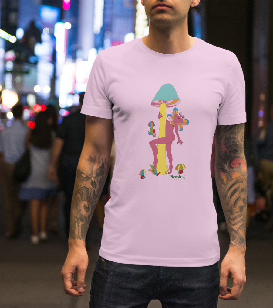 Pleasing Shroom Bloom Fairy With Mushrooms T-Shirt