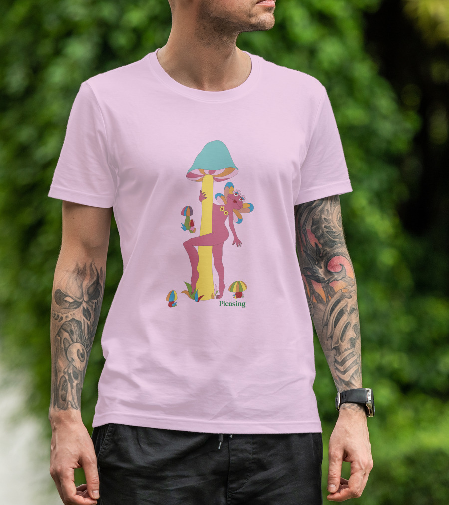 Pleasing Shroom Bloom Fairy With Mushrooms T-Shirt