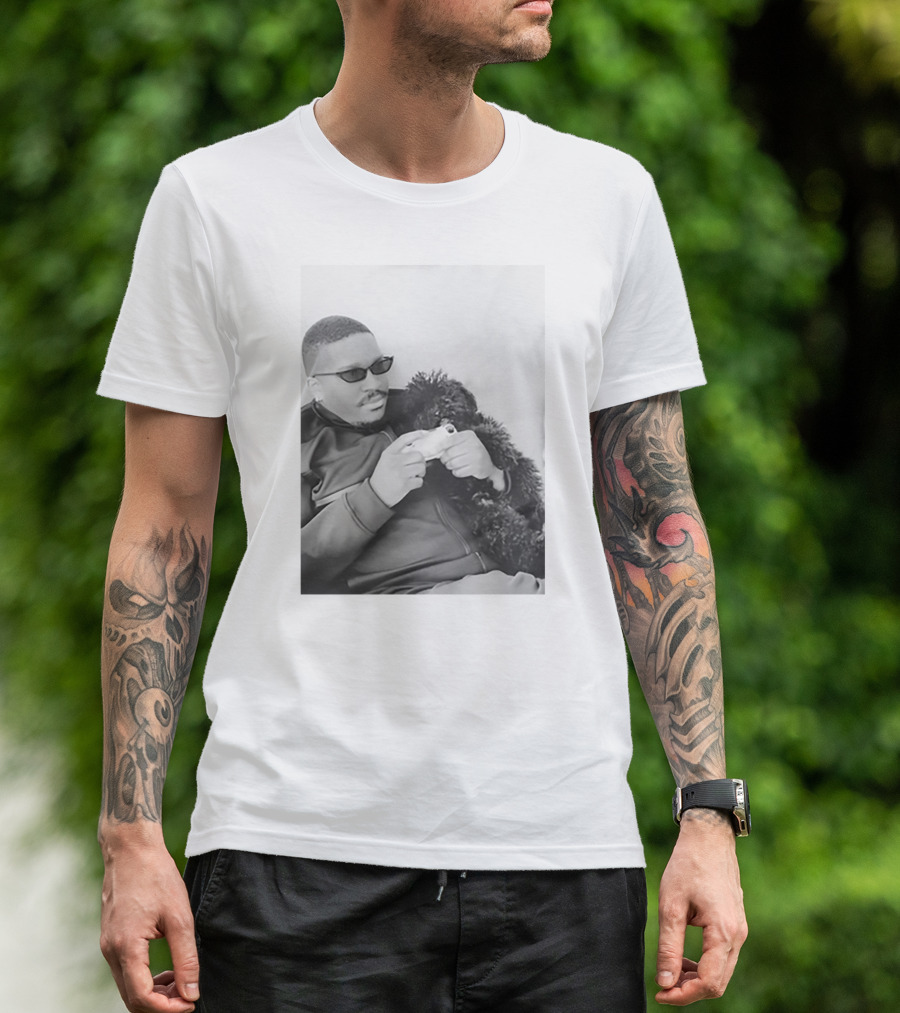 Awful Records Merch Father's Tiny Shades Gaming Controller T-Shirt