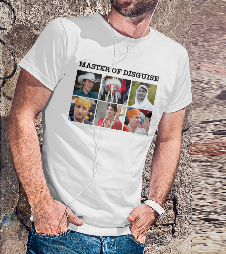 Master Of Disguise Collection Featuring Various Cultural Attire T-Shirt