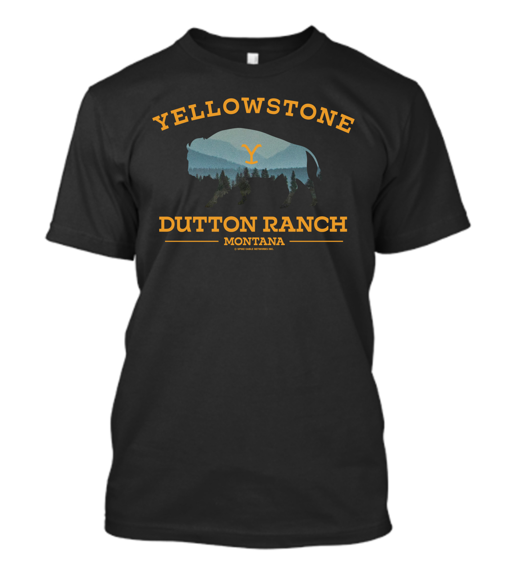 Yellowstone Dutton Ranch Montana Buffalo T-Shirt