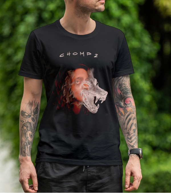 CHOMP 2 Russ Merch Wolf Overlay T-Shirt