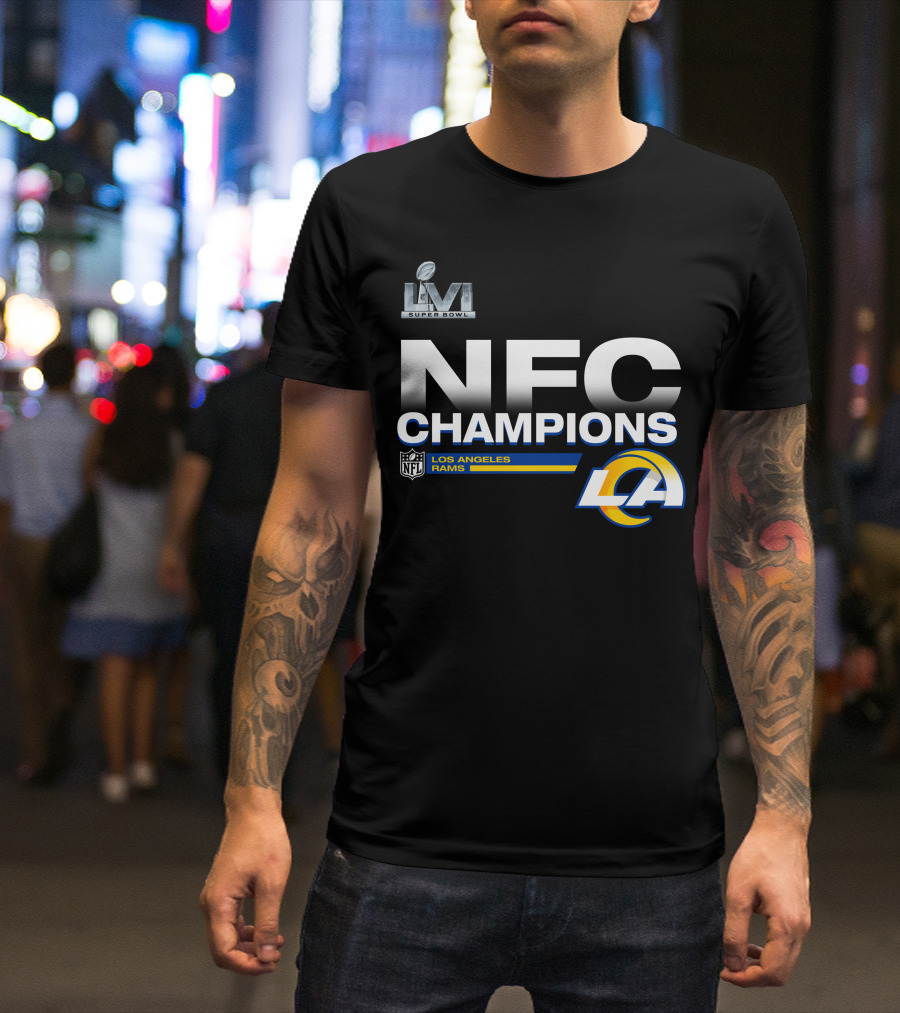 Super Bowl LVI NFC Champions Los Angeles Rams NFL LA T-Shirt