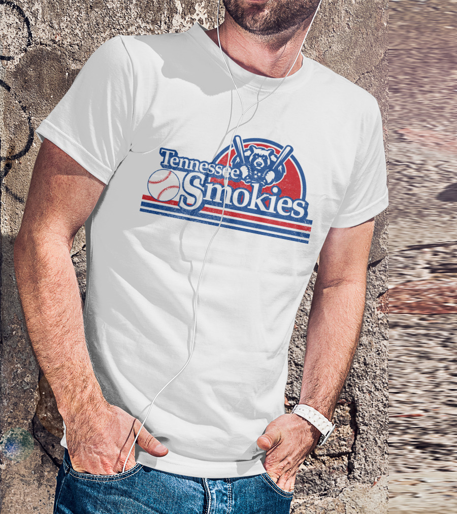 Tennessee Smokies Bear Baseball Retro T-Shirt