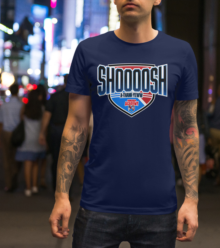 Alpha Academy Shoooosh A Thank Yeww Shield T-Shirt