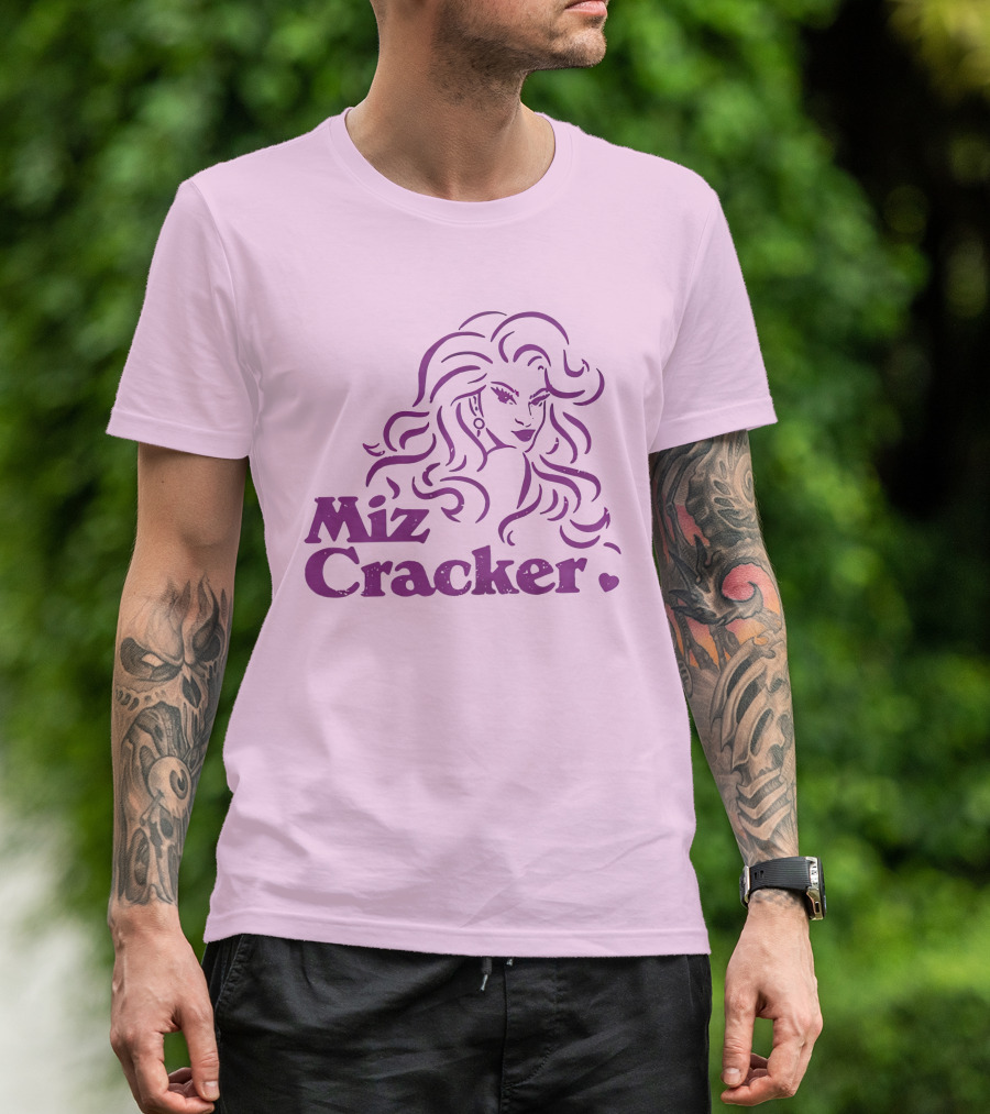 Miz Cracker Drag Queen Graphic Typography T-Shirt