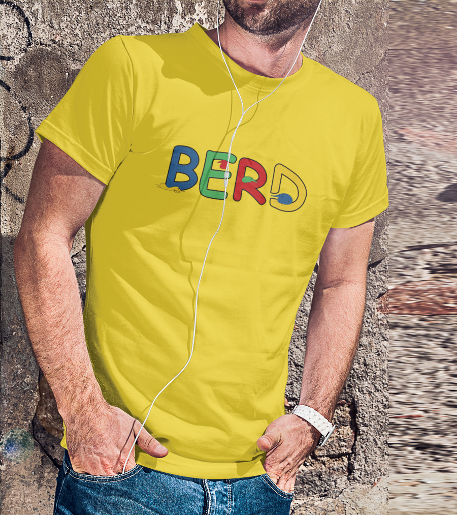 BERD Colorful Text With Mice Accents T-Shirt