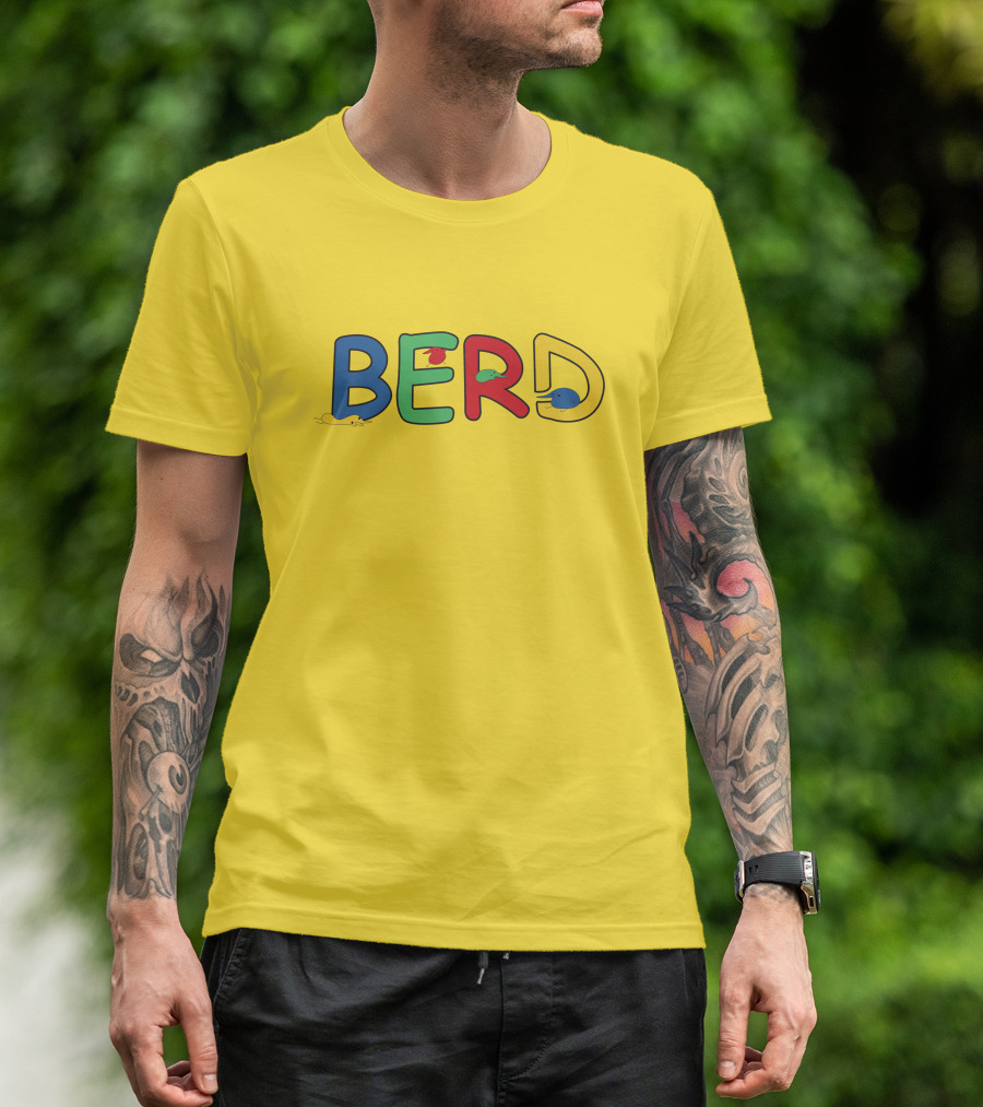 BERD Colorful Text With Mice Accents T-Shirt