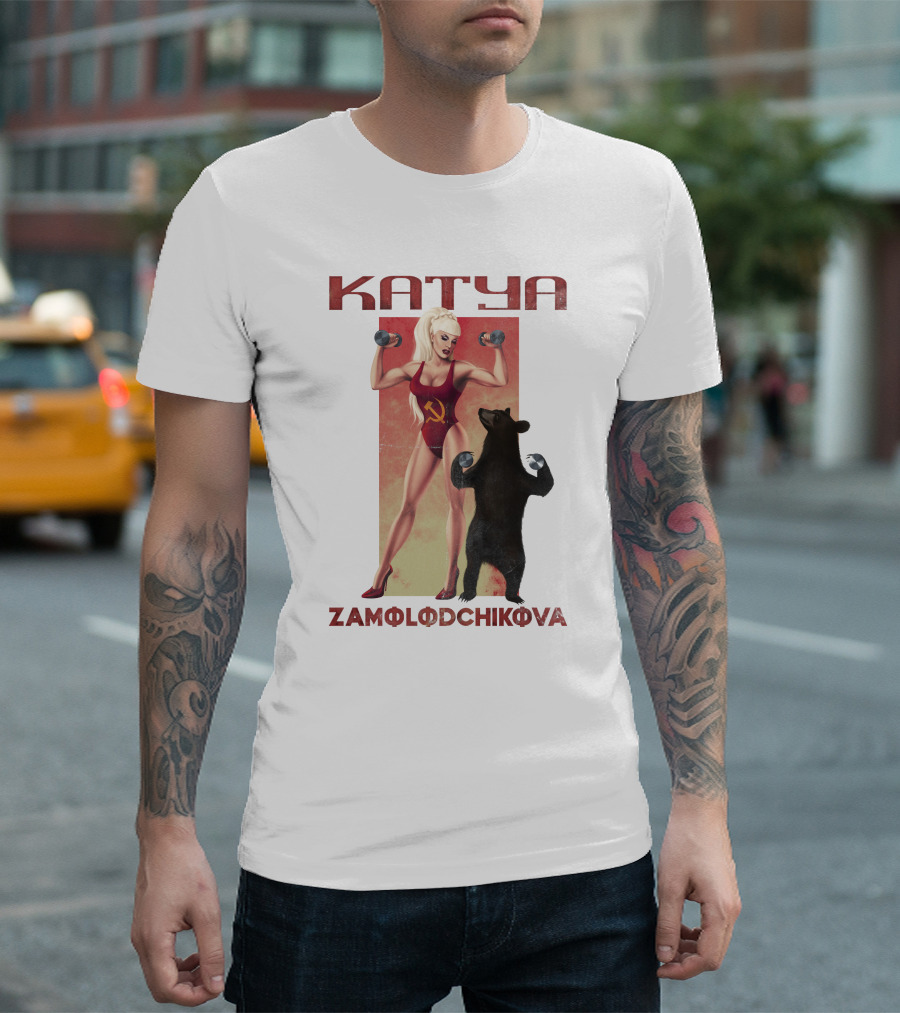 Katya Zamolodchikova Fitness Soviet Bear T-Shirt