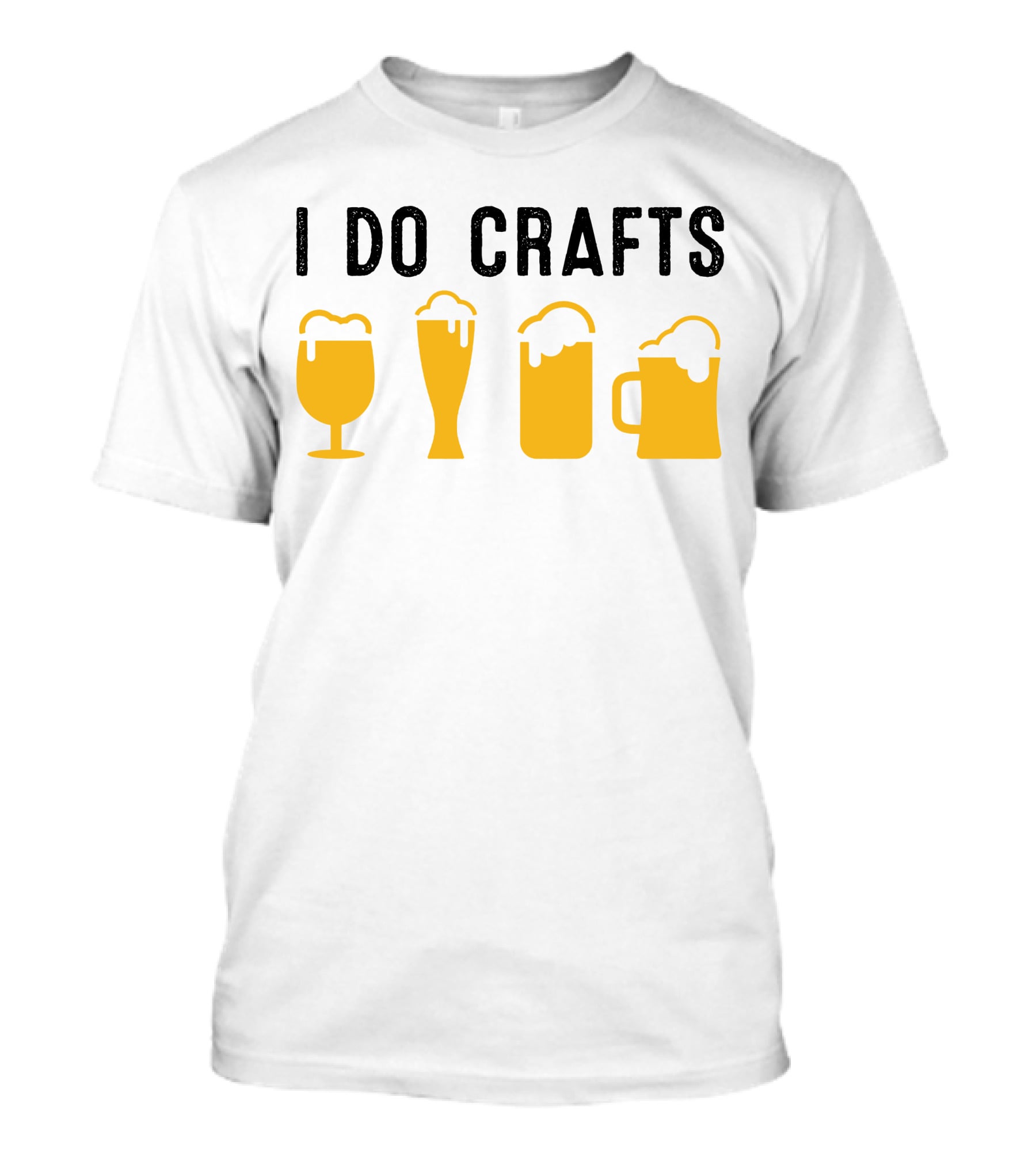 I Do Crafts Beer Glasses Iconic Reference T-Shirt