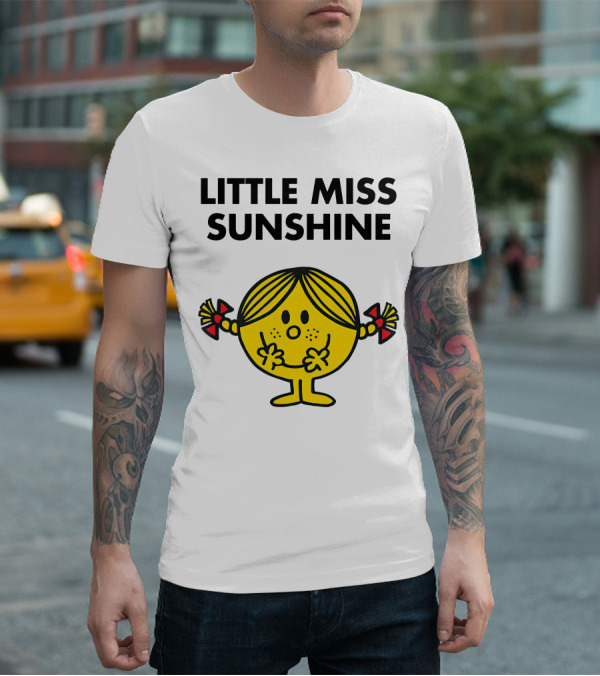 LITTLE MISS SUNSHINE CHARACTER POSES WITH PIGTAILS AND SMILE T-Shirt