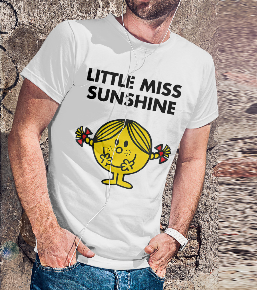 LITTLE MISS SUNSHINE CHARACTER POSES WITH PIGTAILS AND SMILE T-Shirt