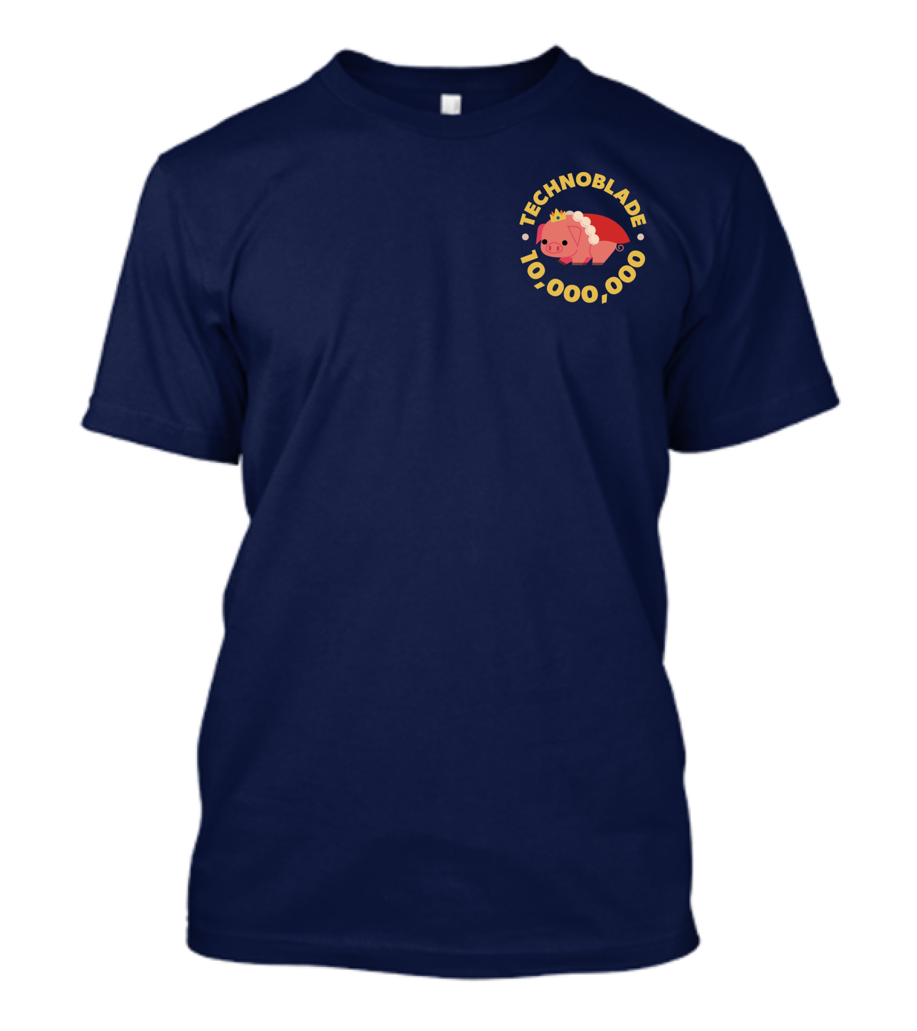 Technoblade 10,000,000 Pig Crown T-Shirt