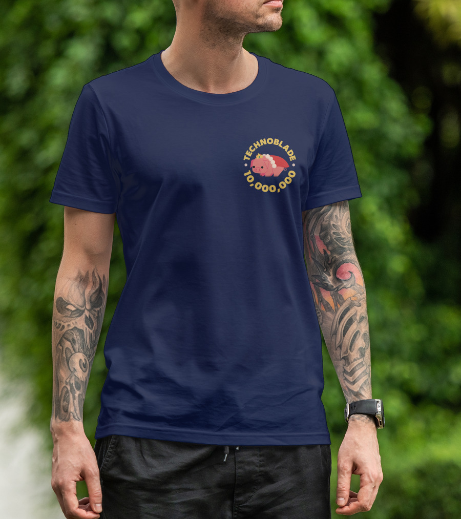 Technoblade 10,000,000 Pig Crown T-Shirt