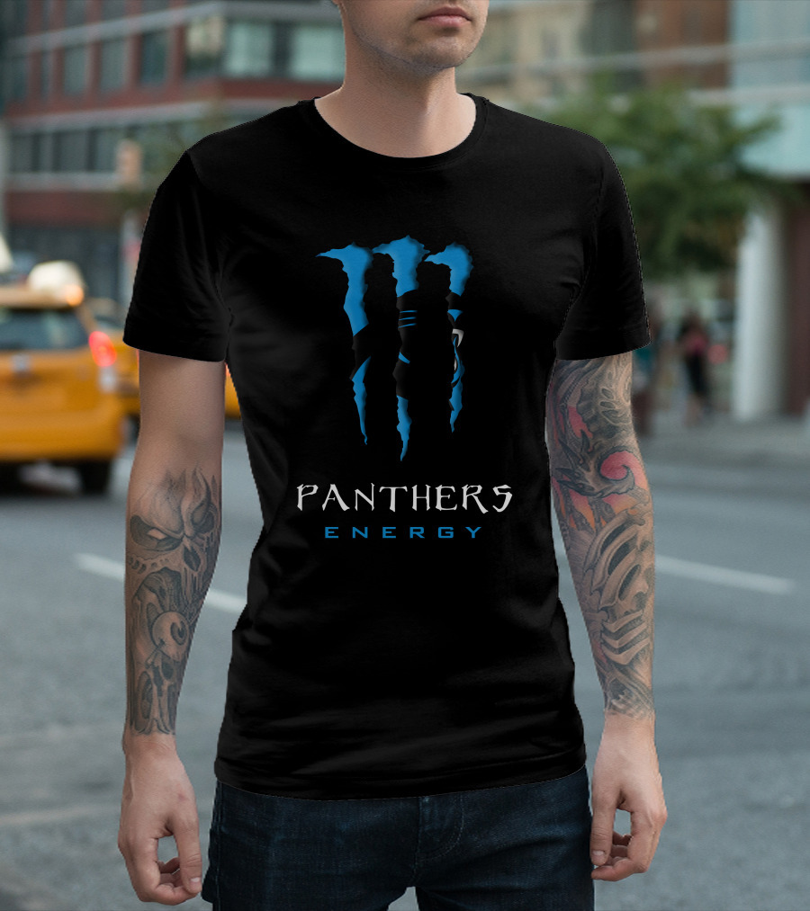 Panthers Energy Drink Claw Marks T-Shirt