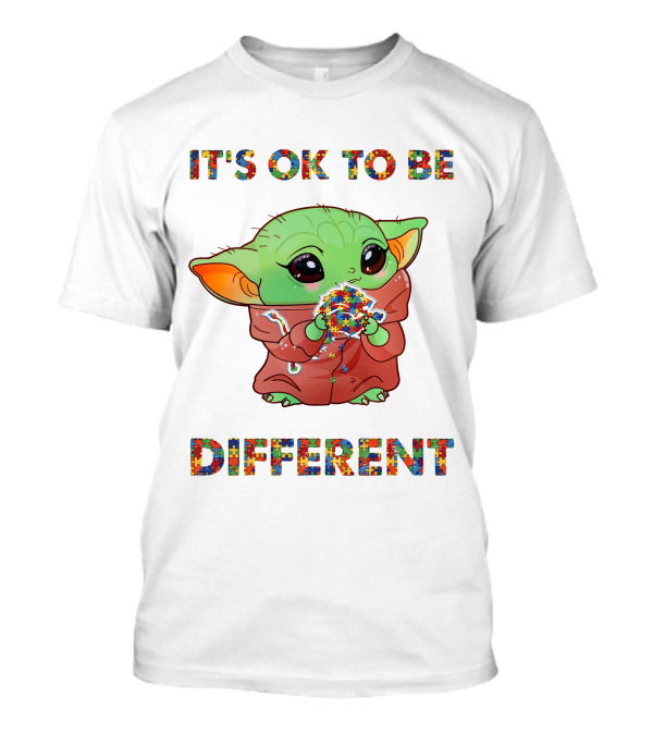 It's Ok To Be Different Yoda Detroit Lions T-Shirt