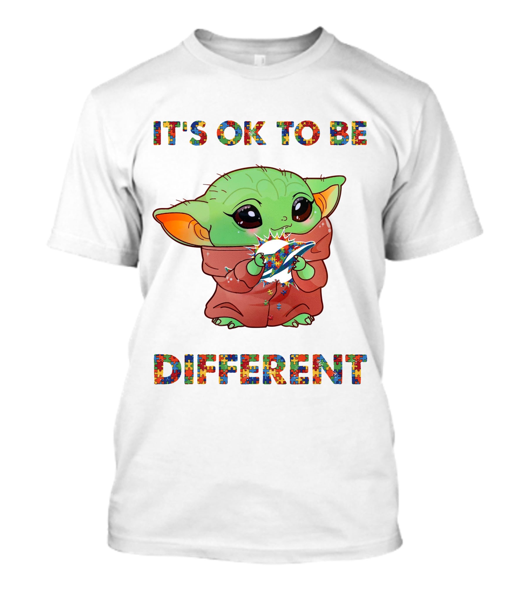 It's Ok To Be Different Miami Dolphins T-Shirt