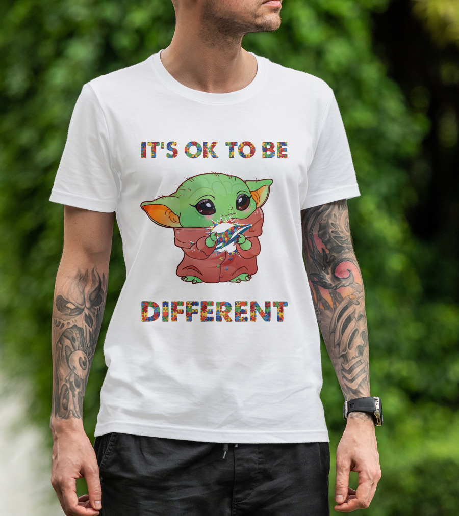 It's Ok To Be Different Miami Dolphins T-Shirt