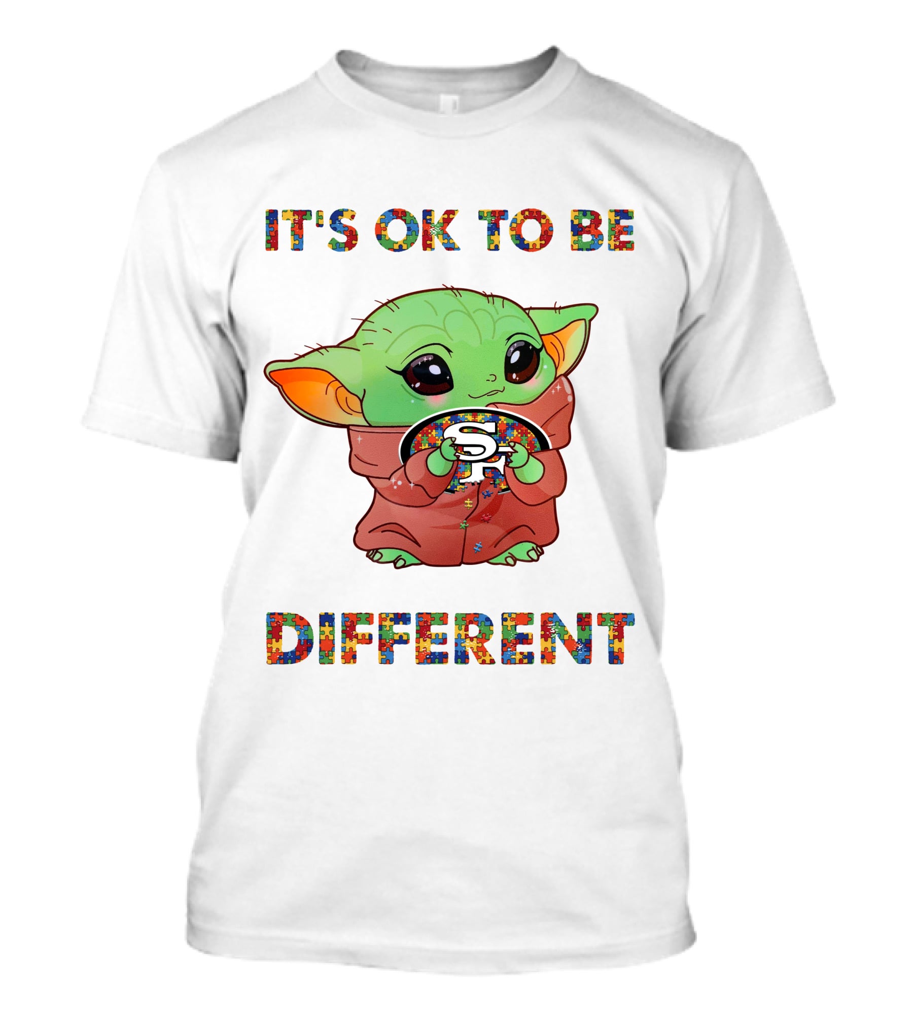 It's Ok To Be Different San Francisco 49ers Baby Alien T-Shirt