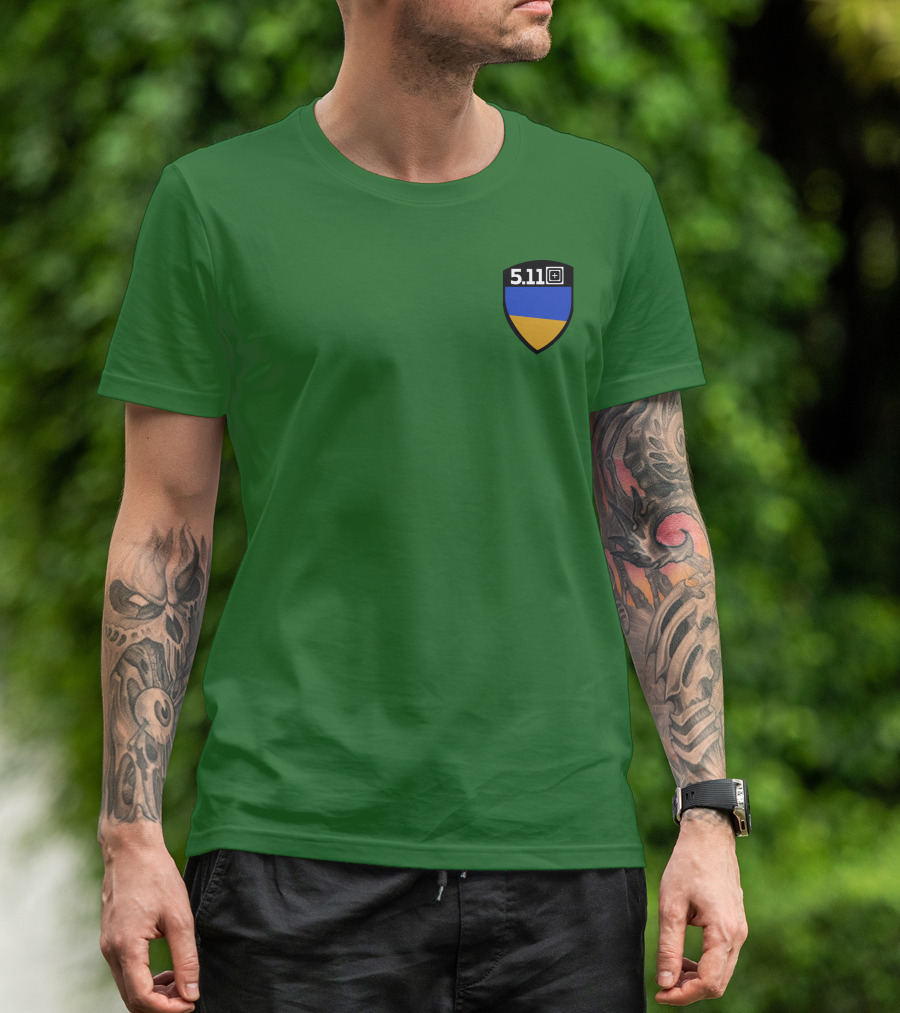 5.11 Tactical Shield Blue Yellow T-Shirt