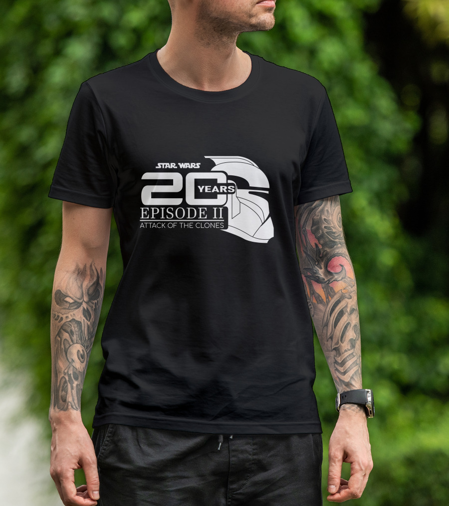 Star Wars Episode II Attack Of The Clones 20 Years T-Shirt