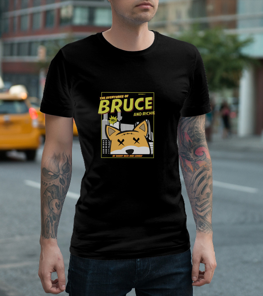 The Aventures of Bruce and Richie Edition 2 by Dashy Rich and Lonely T-Shirt