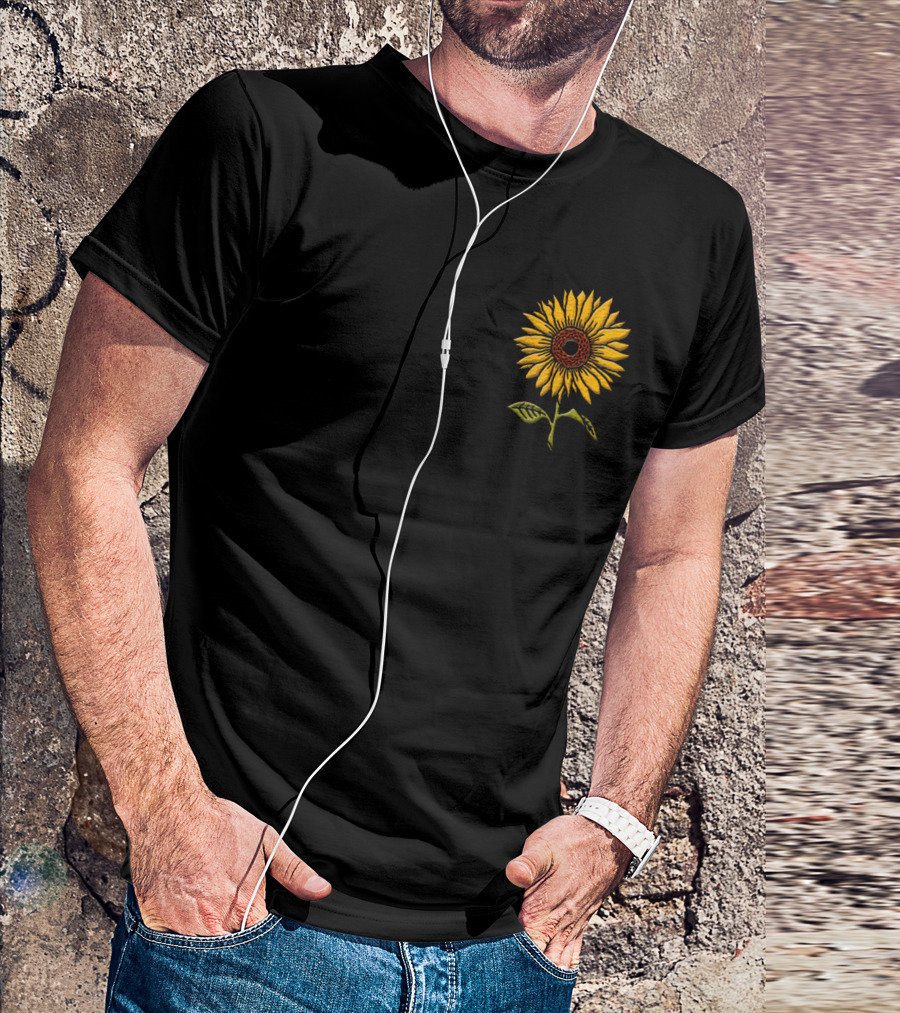Acacia Strain Sunflower Design Merch T-Shirt
