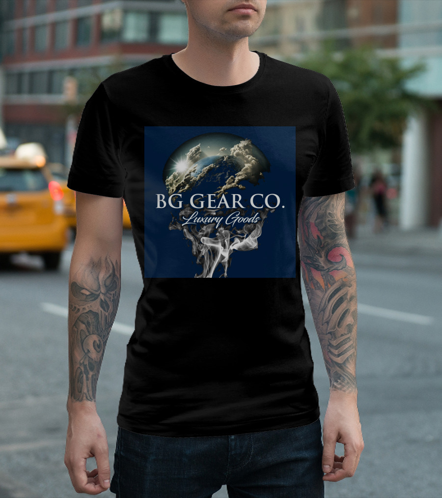 BG Gear Co. Luxury Goods Earth and Smoky Clouds T-Shirt