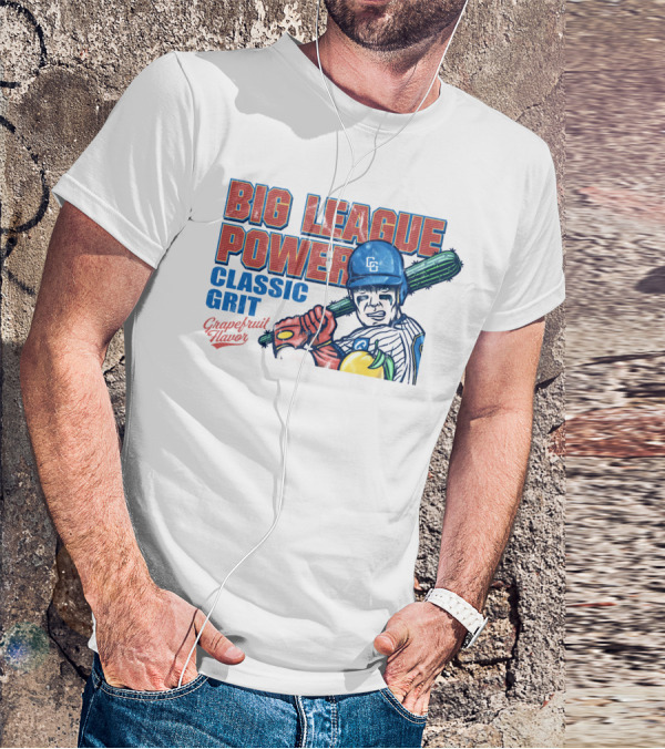 Big League Power Classic Grit Grapefruit Flavor T-Shirt