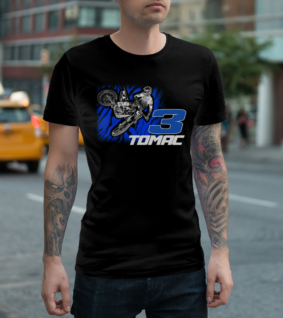 Eli Tomac 3 Motocross ET3 Merch T-Shirt