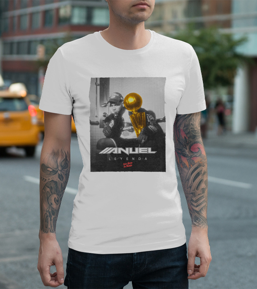 Anuel AA Leyenda Real Hasta La Muerte Gold Trophy T-Shirt