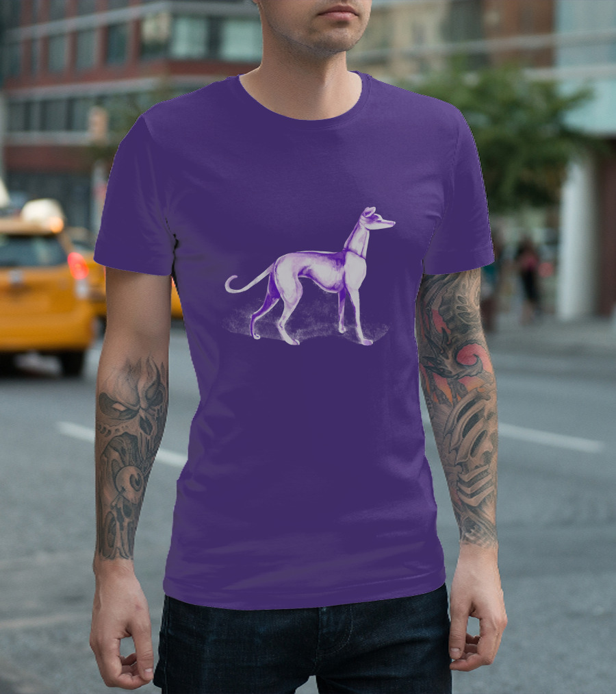 That One Purple Dog Greyhound Merch T-Shirt
