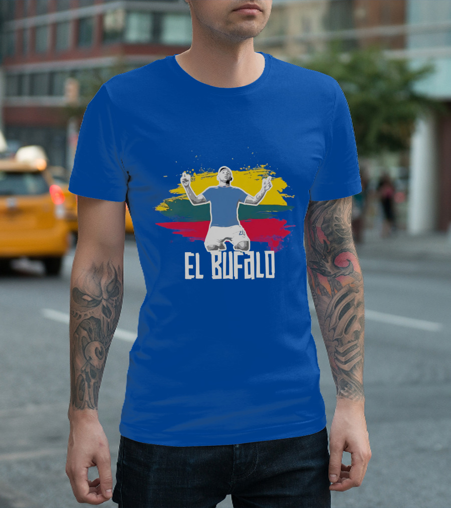 WATP El Bufalo Goal Celebration Colombian Flag Colors T-Shirt