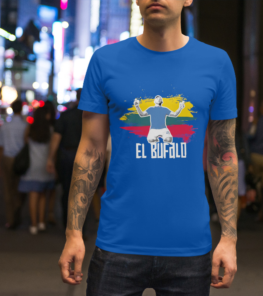 WATP El Bufalo Goal Celebration Colombian Flag Colors T-Shirt