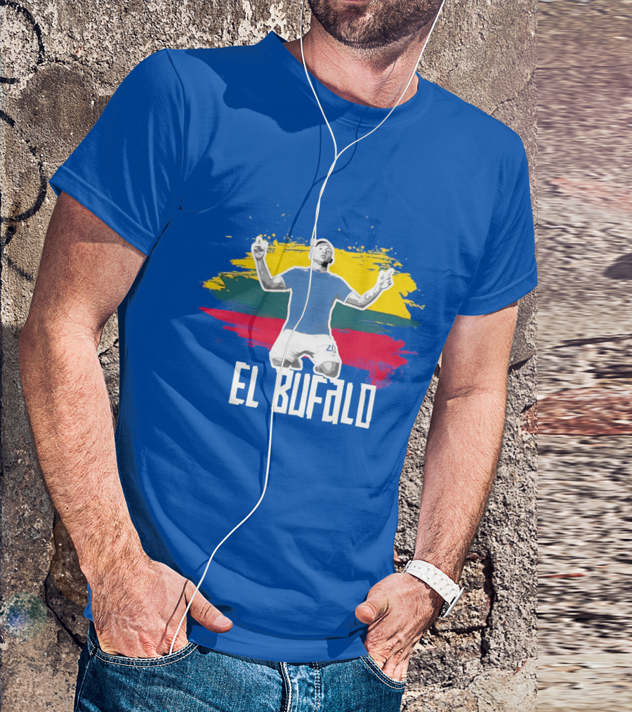 WATP El Bufalo Goal Celebration Colombian Flag Colors T-Shirt
