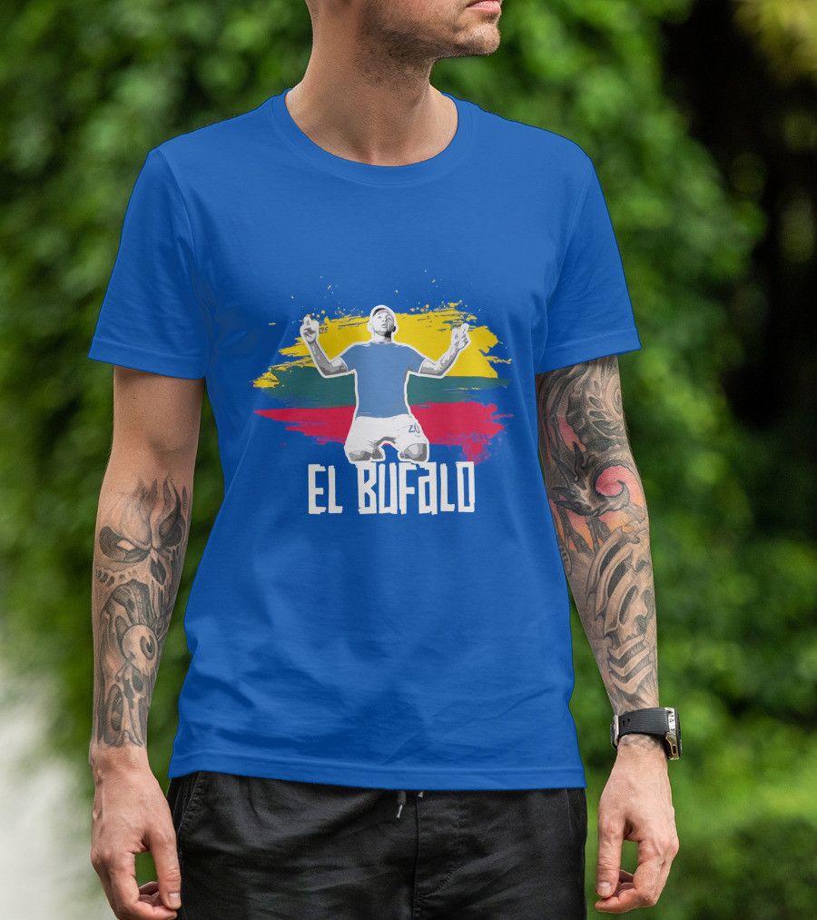 WATP El Bufalo Goal Celebration Colombian Flag Colors T-Shirt