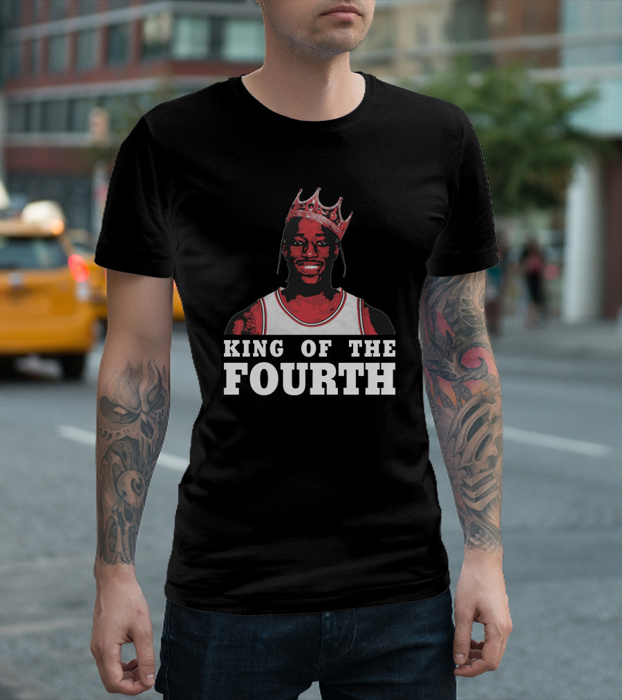 King Of The Fourth Basketball Crown T-Shirt