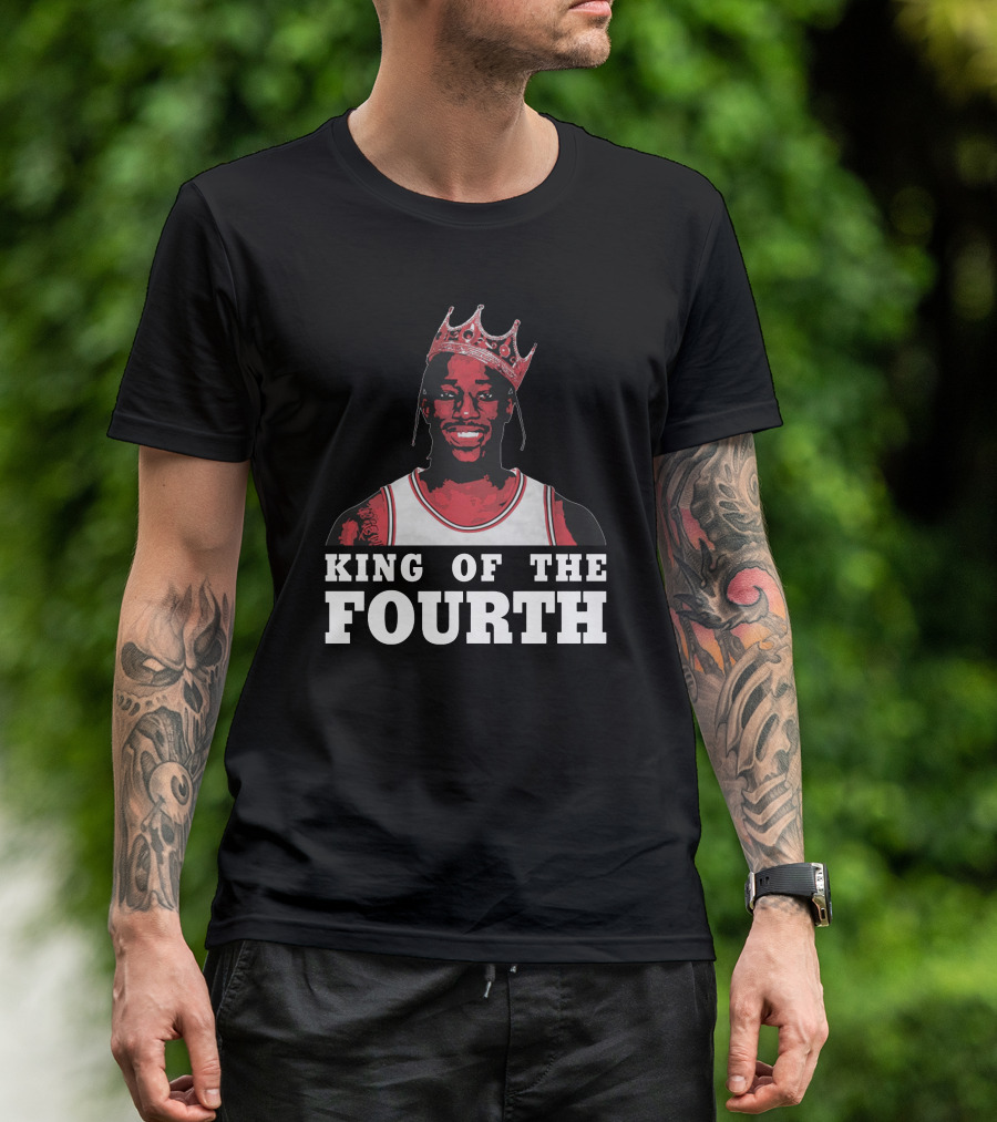 King Of The Fourth Basketball Crown T-Shirt