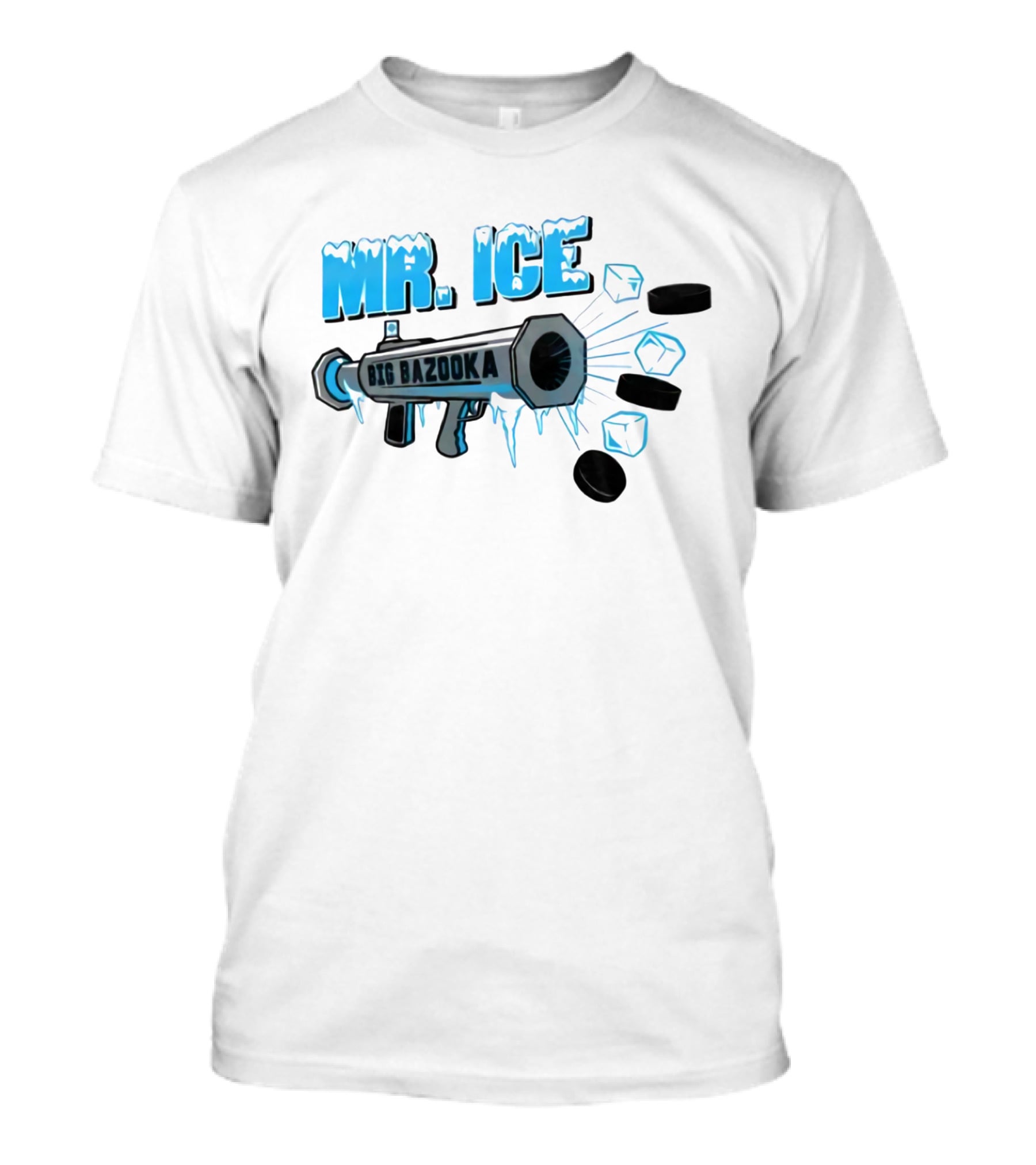 MR. ICE Big Bazooka With Ice Cubes And Pucks T-Shirt