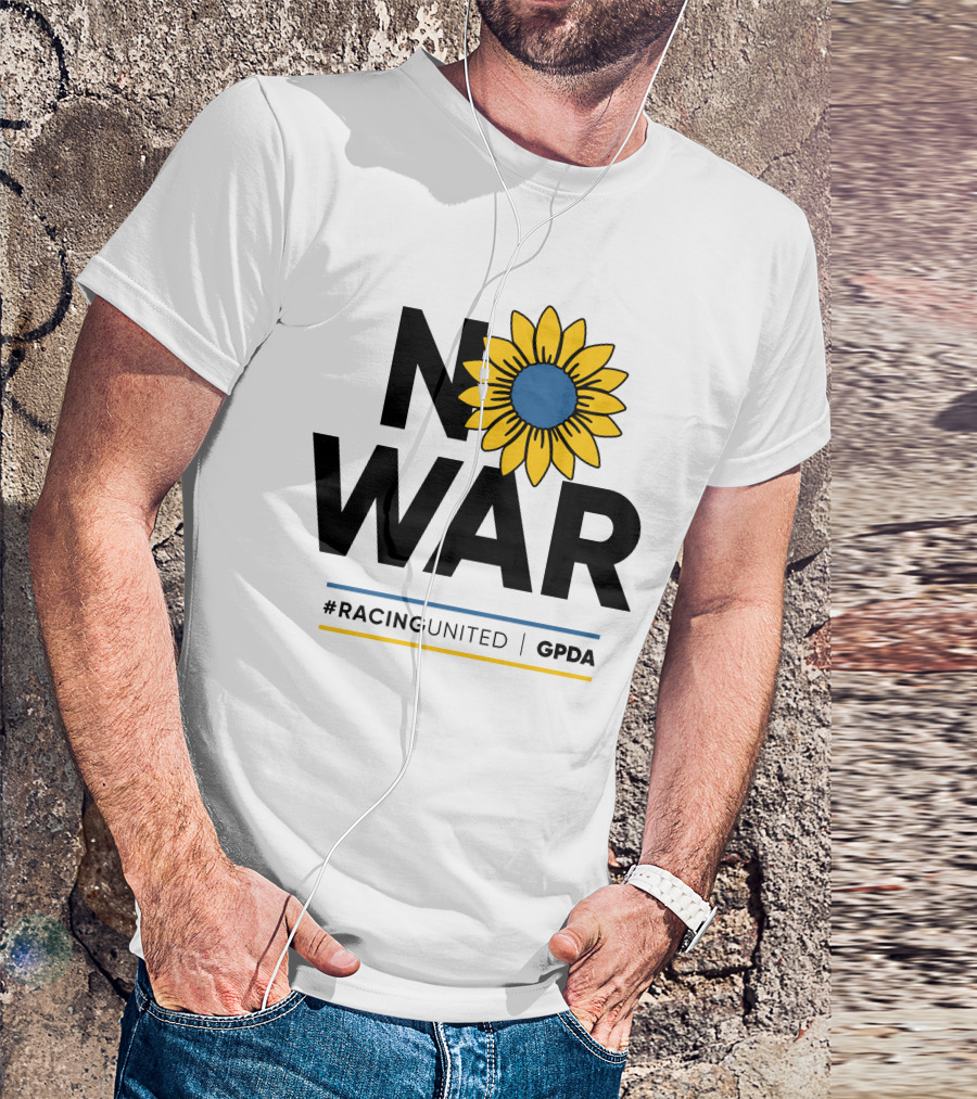 Racing United GPDA No War Sunflower Ricciardo F1 T-Shirt