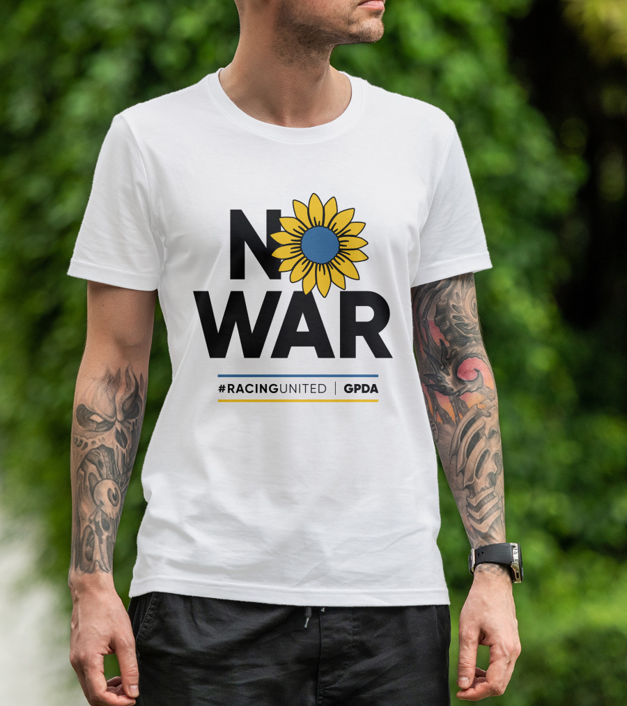 Racing United GPDA No War Sunflower Ricciardo F1 T-Shirt