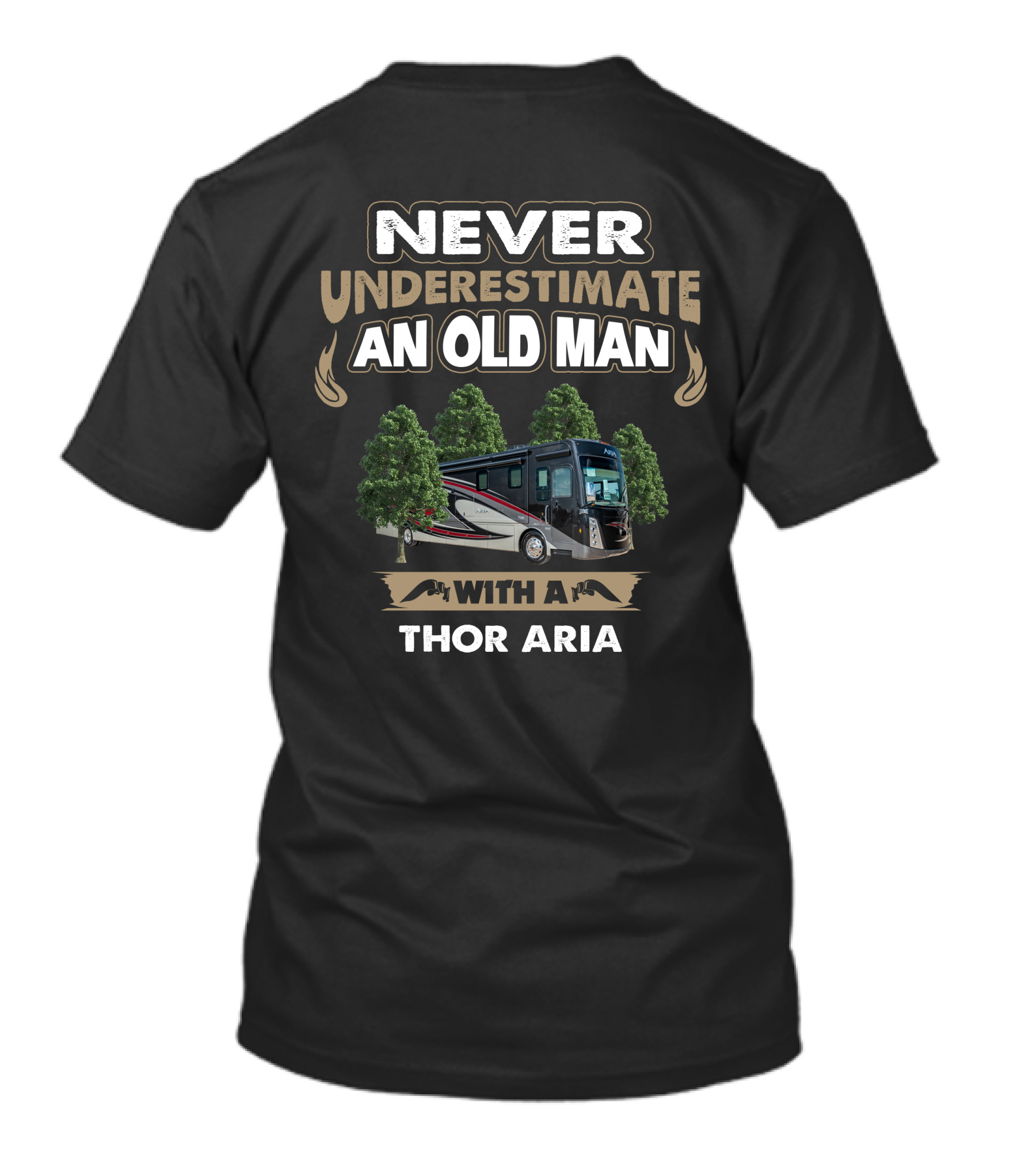 NEVER UNDERESTIMATE AN OLD MAN WITH A THOR ARIA T-Shirt