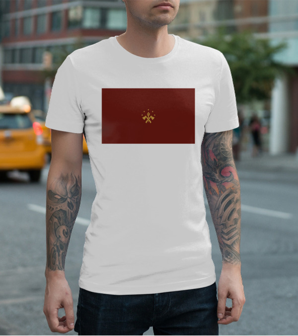 Tariq Nasheed Foundational Black American Flag Brown And Gold T-Shirt